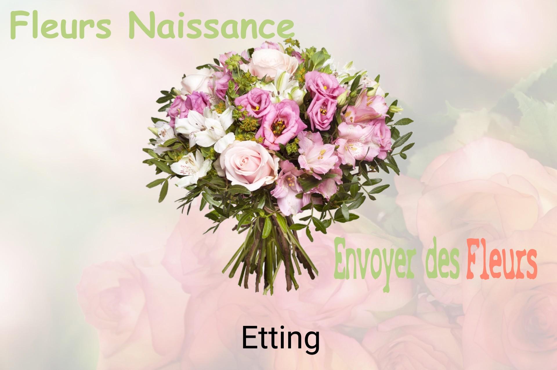Bouquet de fleurs de naissance livré à Etting